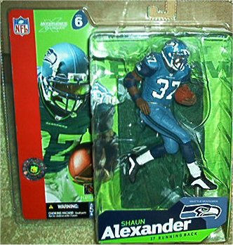Shaun Alexander Blue Pants - Seattle Seahawks