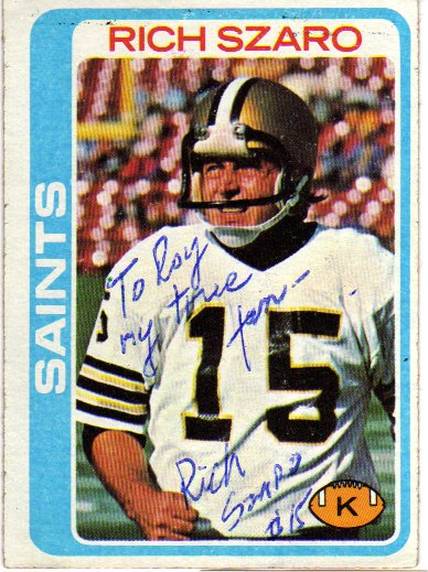 Rich Szaro - New Orleans Saints