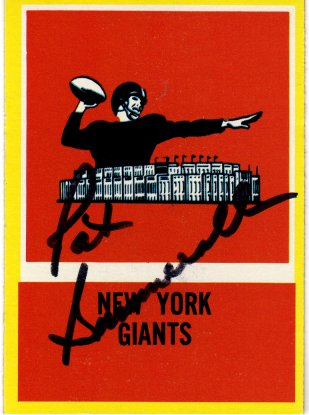 Pat Summerall - New York Giants