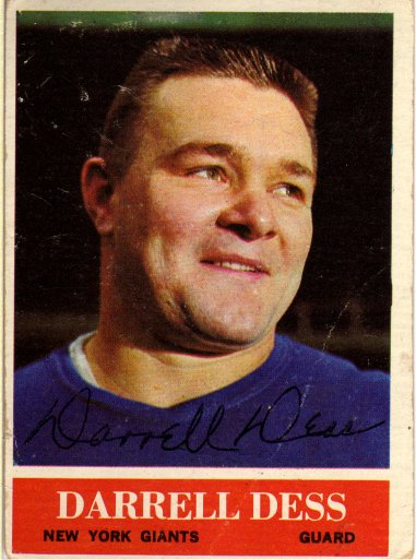Darrell Dess - New York Giants