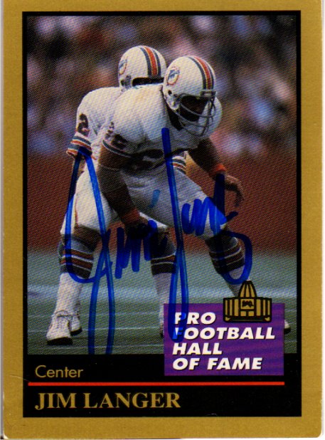 Jim Langer (HOF) - Miami Dolphins