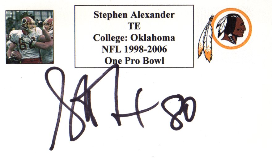 Stephen Alexander - Washington Redskins