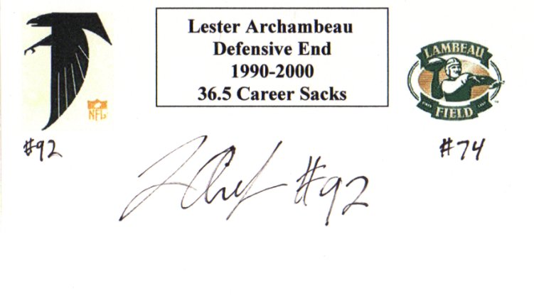 Lester Archambeau - Atlanta Falcons