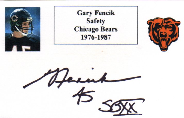 Gary Fencik - Chicago Bears