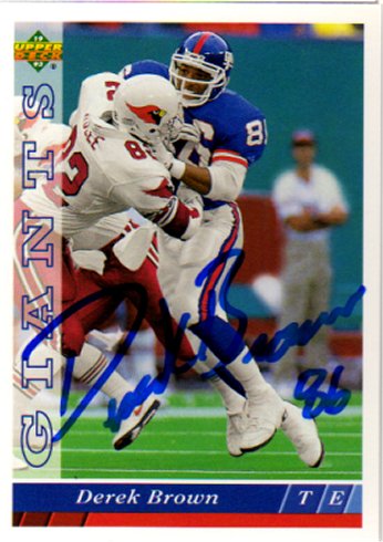 Derek Brown - New York Giants