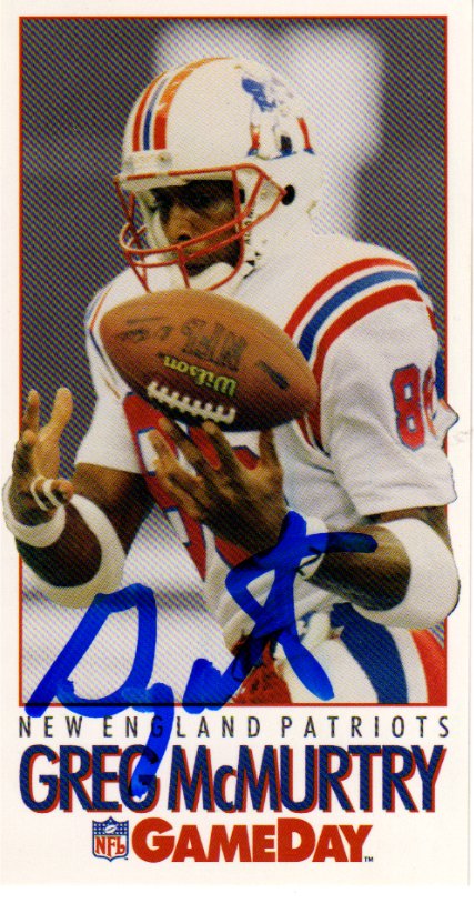 Greg McMurtry - New England Patriots