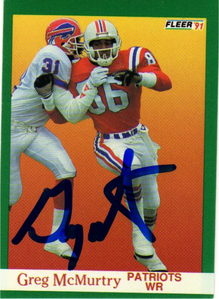 Greg McMurtry - New England Patriots