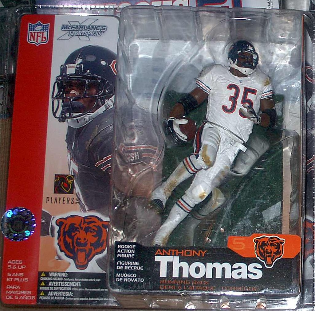 Anthony Thomas White Variant - Chicago Bears