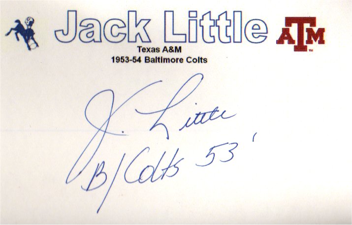 Jack Little - Baltimore Colts