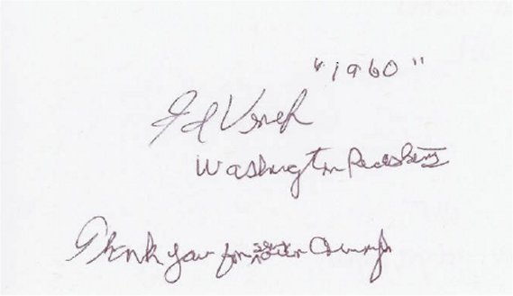 Ed Vereb - Washington Redskins