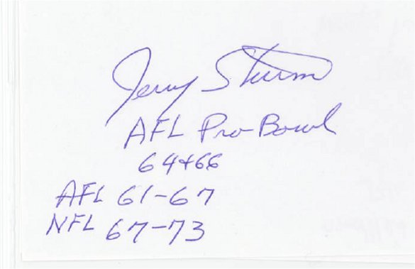 Jerry Sturm - Denver Broncos