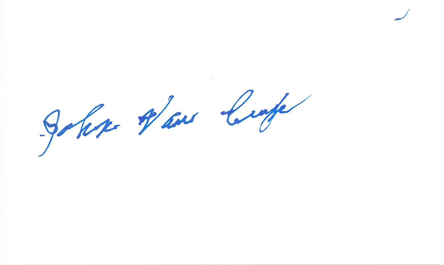 John Van Cuyk - Brooklyn Dodgers
