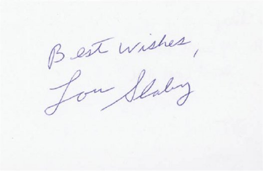 Lou Slaby - New York Giants