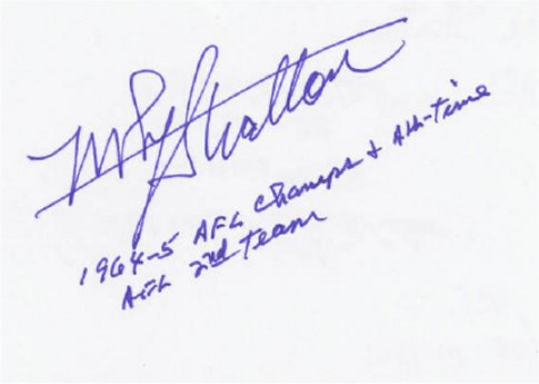 Mike Stratton - Buffalo Bills