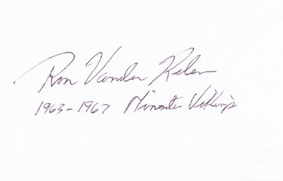 Ron Vander Kelen - Minnesota Vikings