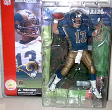 Kurt Warner Blue Variant - St Louis Rams