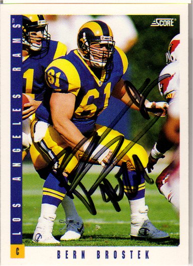 Bern Brostek - Los Angeles Rams