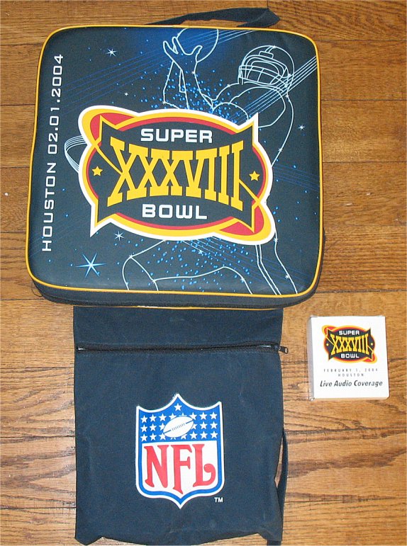 Stadium Issued - Super Bowl XXXVIII