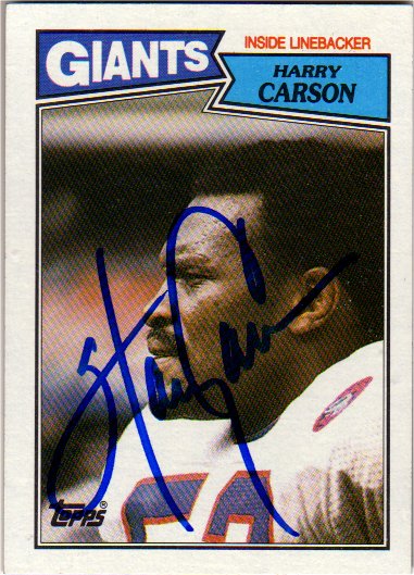 Harry Carson (HOF) - New York Giants
