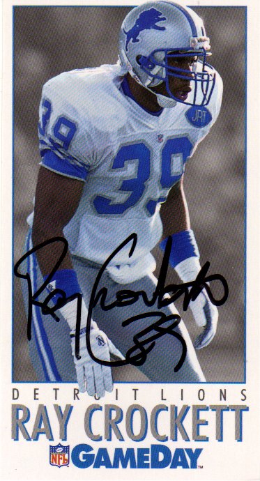 Ray Crockett - Detroit Lions