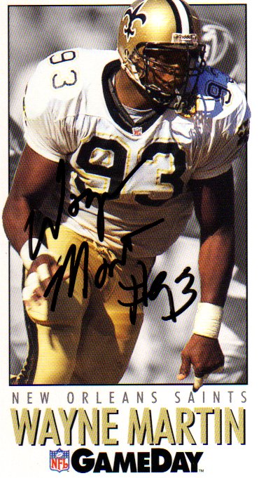 Wayne Martin - New Orleans Saints