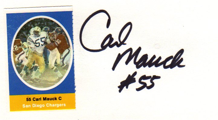 Carl Mauck - San Diego Chargers