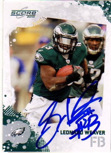 Leonard Weaver - Philadelphia Eagles