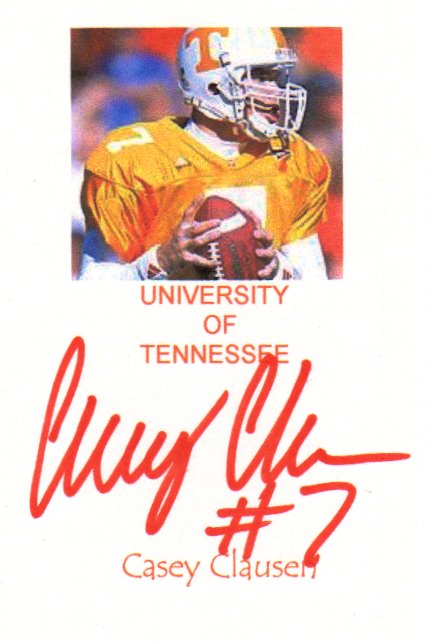 Casey Clausen - Tennessee Volunteers