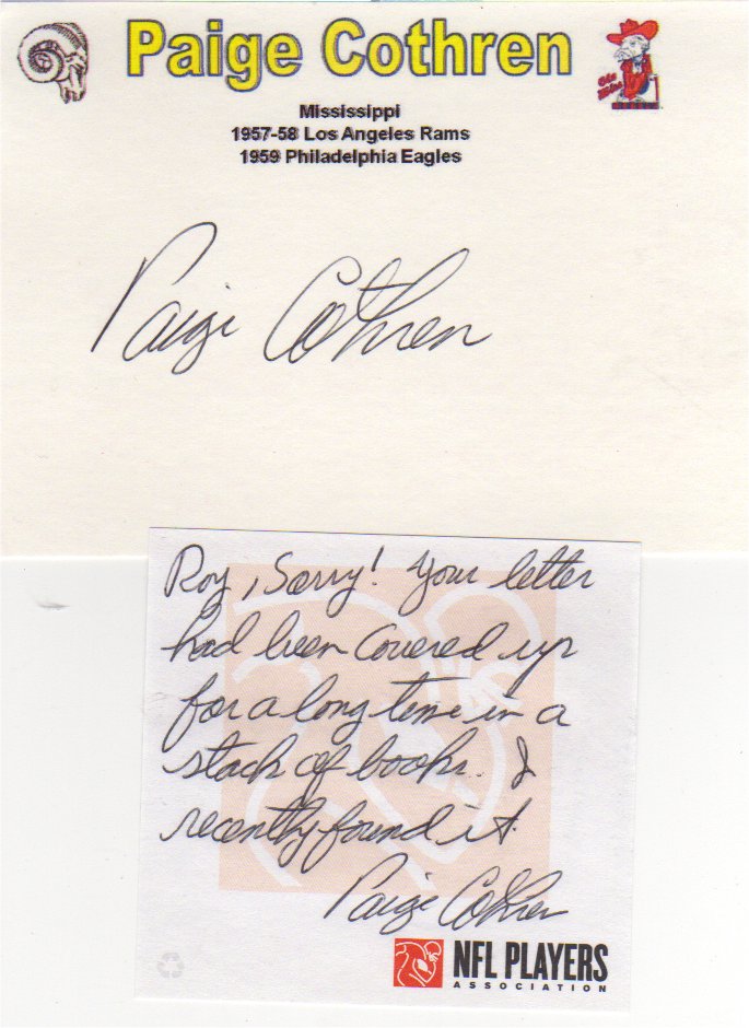 Paige Cothren - Los Angeles Rams