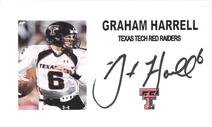 Graham Harrell - Texas Tech Red Raiders