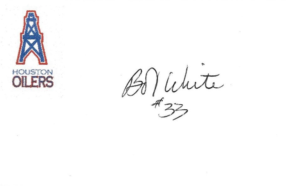 Bob White - Houston Oilers