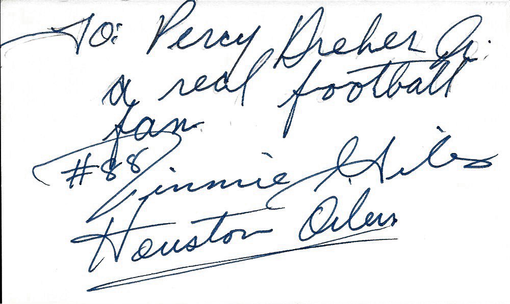 Jimmie Giles - Houston Oilers