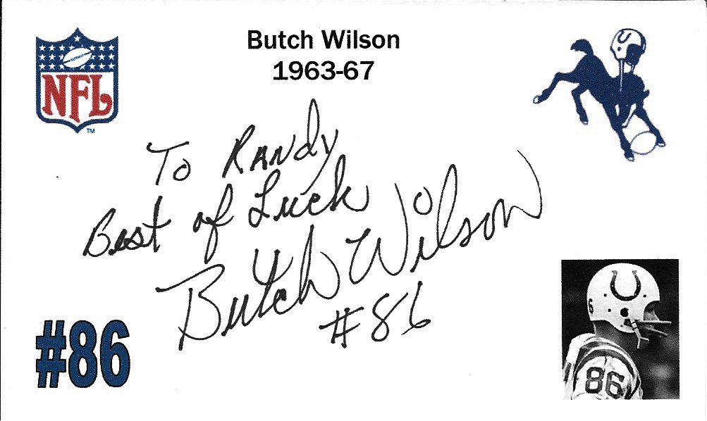Butch Wilson - Baltimore Colts