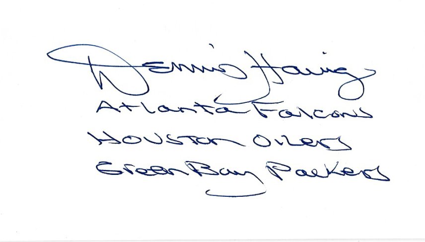 Dennis Havig - Atlanta Falcons