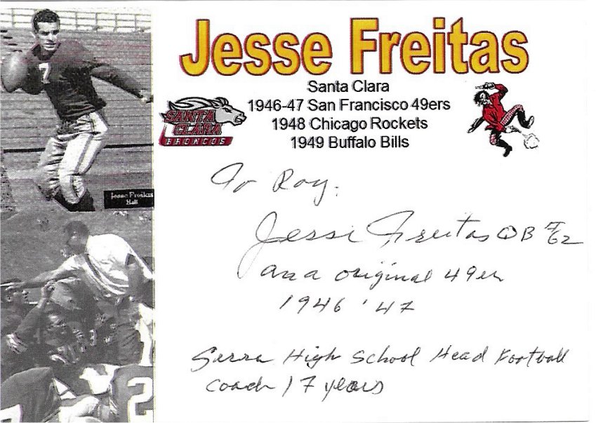 Jesse Freitas - San Francisco 49ers