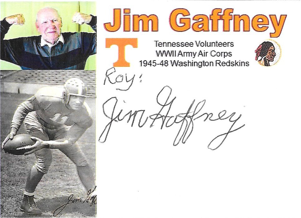 Jim Gaffney - Washington Redskins