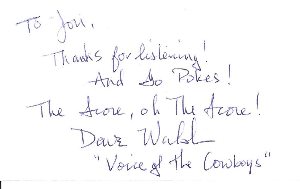 Dave Walsh - Wyoming Cowboys