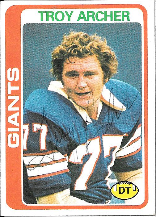 Troy Archer - New York Giants