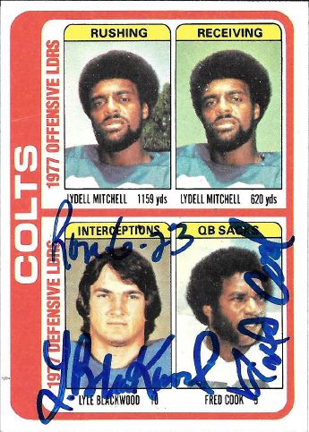 Lyle Blackwood/Fred Cook - Baltimore Colts