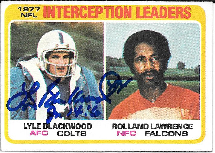 Lyle Blackwood - Baltimore Colts