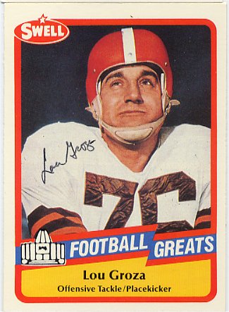 Lou Groza HOF - Cleveland Browns