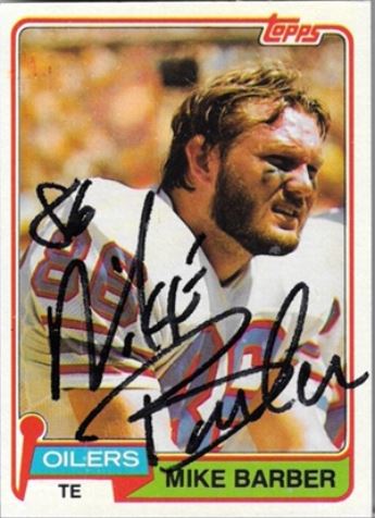 Mike Barber - Houston Oilers