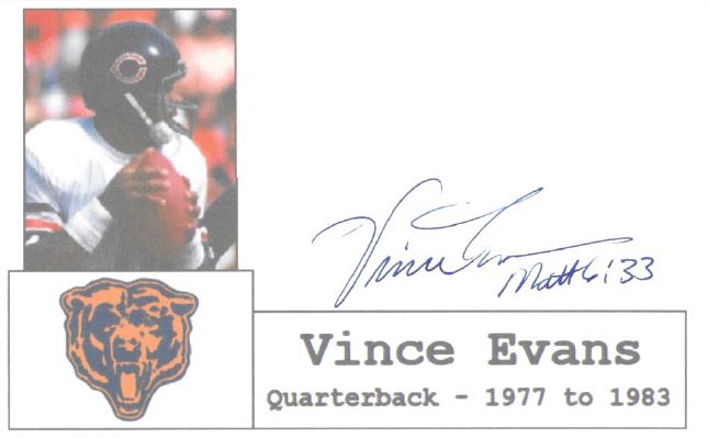 Vince Evans - Chicago Bears
