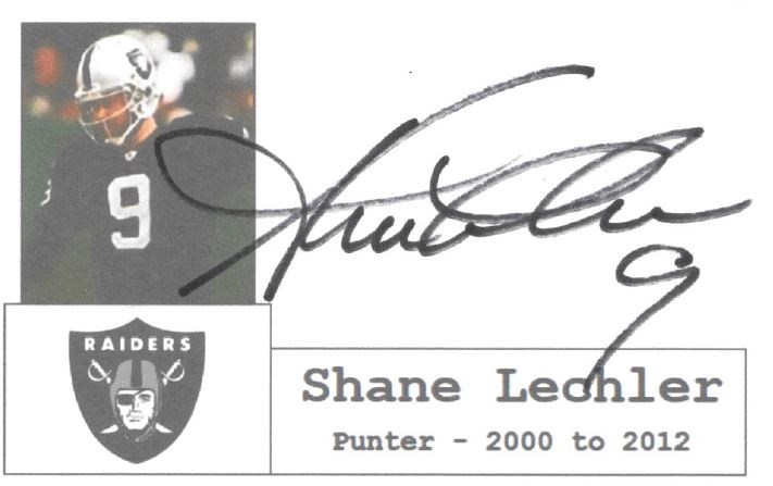 Shane Lechler - Oakland Raiders 