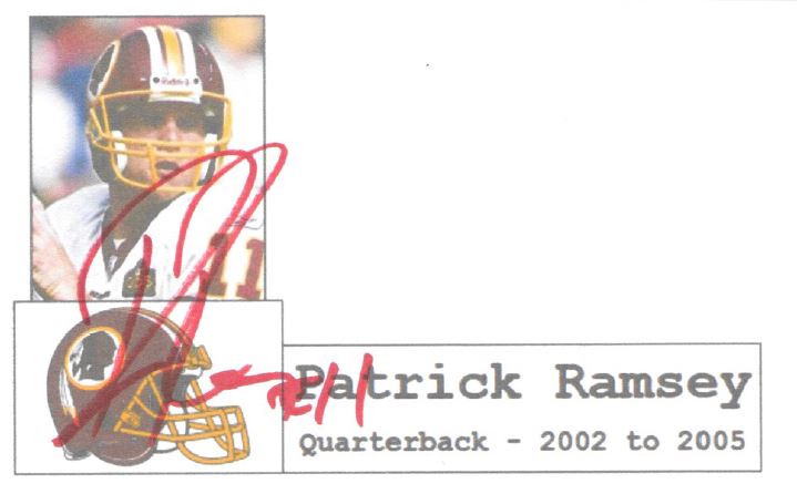 Patrick Ramsey - Washington Redskins