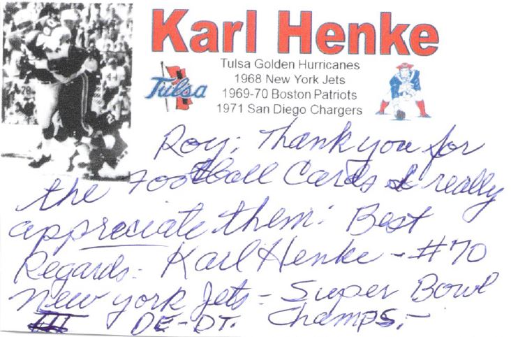 Karl Henke - New York Jets