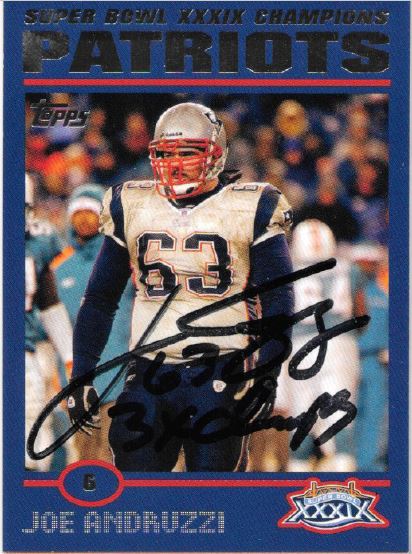 Joe Andruzzi - New England Patriots