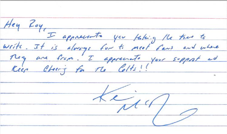 Kevin McDougal - Indianapolis Colts