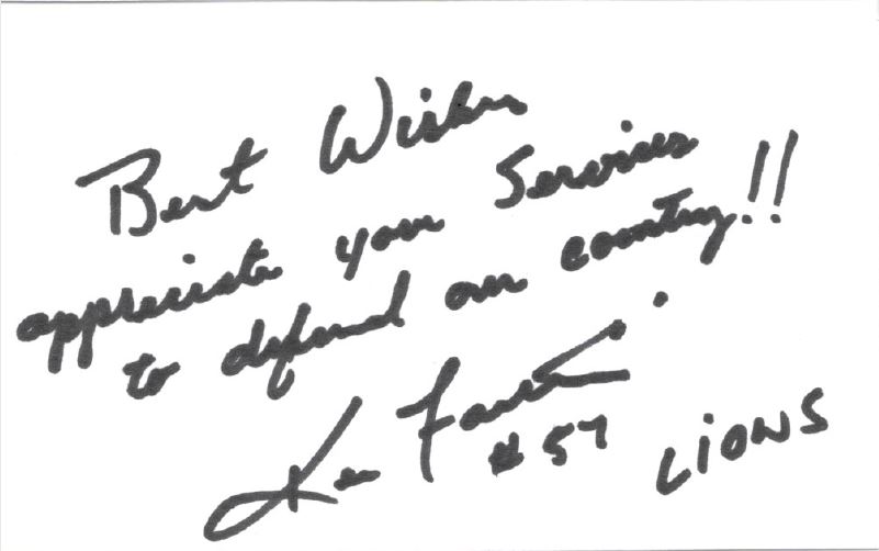 Ken Fantetti - Detroit Lions