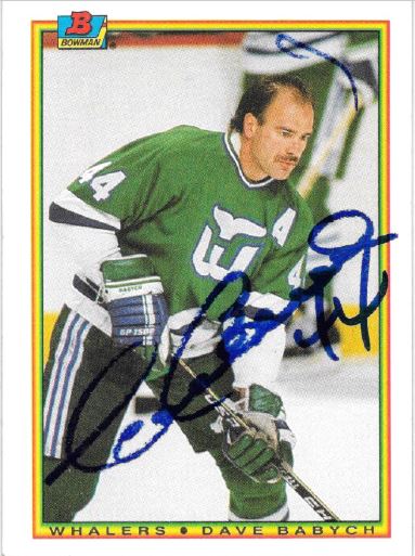 Dave Babych - NHL Hartford Whalers